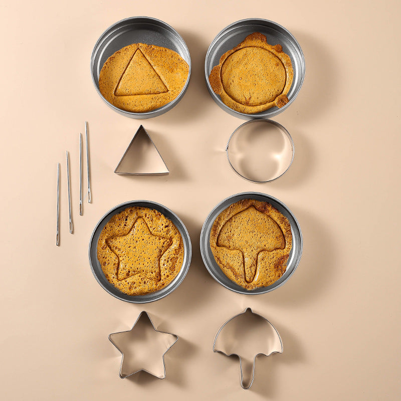 Cookie Cutters - Cookie Press Tools - Cookie Molds - DIY Baking Mold Set - Stainless Steel - Set of 12 V1189-HB003ZSSG00006