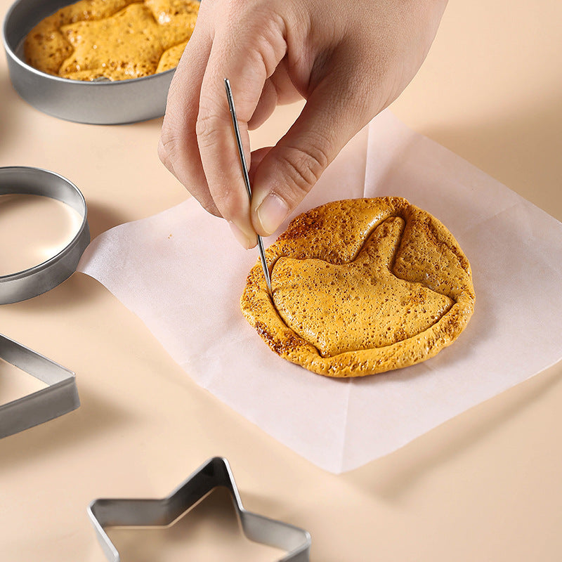 Cookie Cutters - Cookie Press Tools - Cookie Molds - DIY Baking Mold Set - Stainless Steel - Set of 12 V1189-HB003ZSSG00006
