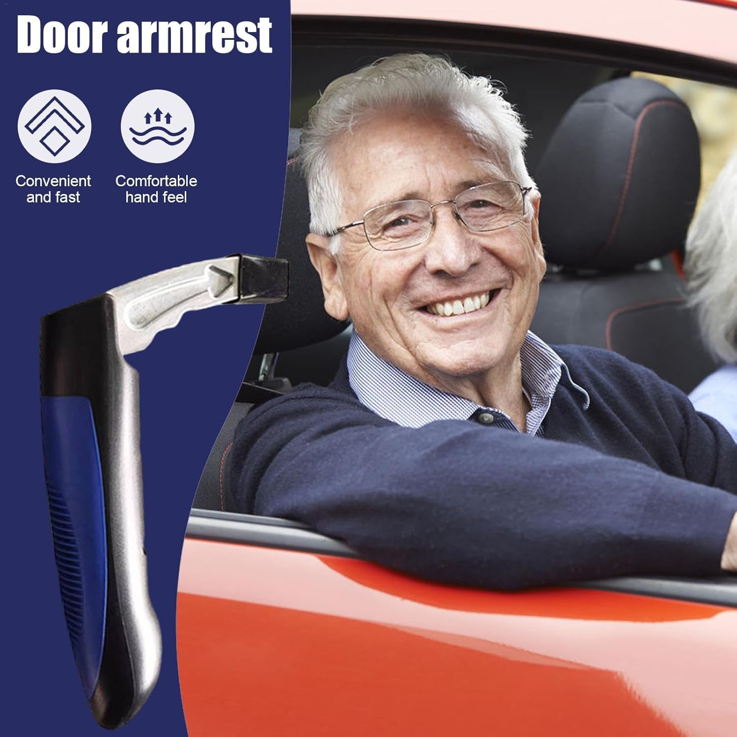 Car Door Assist Handle for Elderly, Non-Slip Mobility Aid V1189-HB003ZSSQ00003