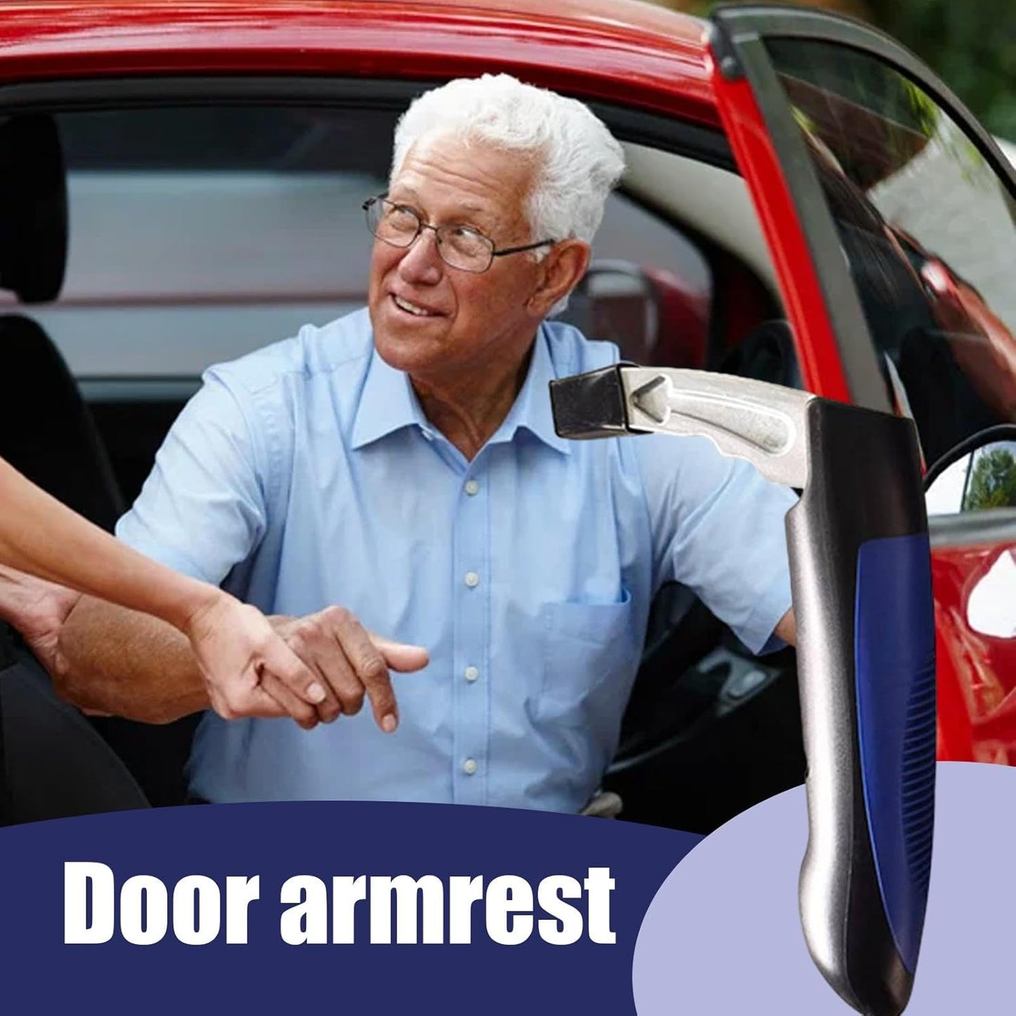 Car Door Assist Handle for Elderly, Non-Slip Mobility Aid V1189-HB003ZSSQ00003