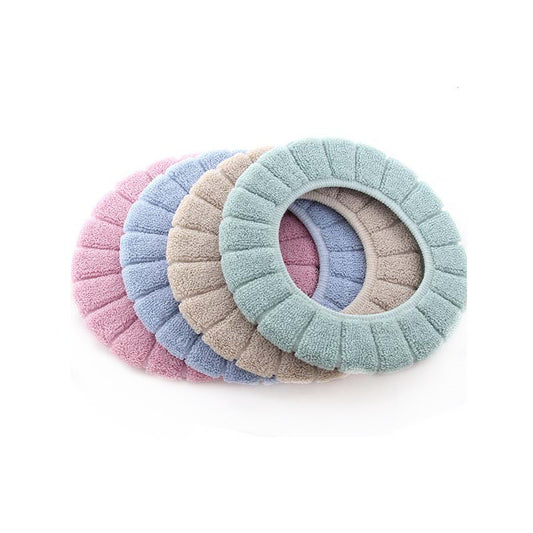 Toilet Seat Warm Cushion - Thick Toilet Seat Cover - Soft O-Shape Seat Cover Protector - Removable & Washable V1189-HB003ZSST00019