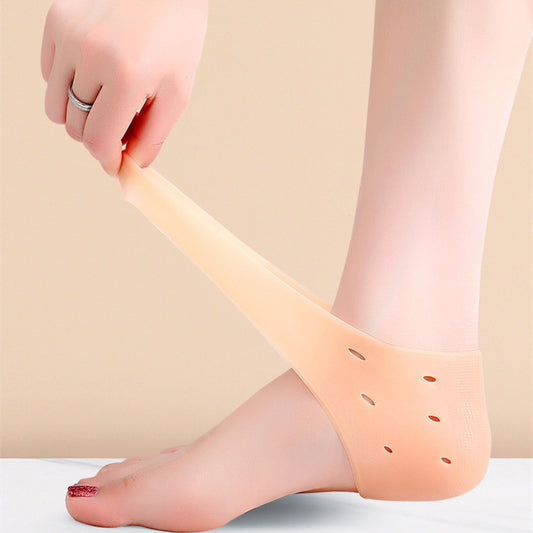 Silicone Heel Protectors - Anti-Crack Heel Socks - Moisturizing Heel Socks for Dry & Cracked Heels - V1189-HB003ZSST00028