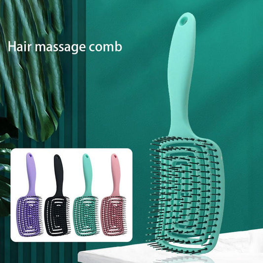 Curved Vented Hair Brushes for Women, Anti Frizz Hair Detangling Brush for Long Thick Curly Hair, Fast Drying V1189-LWWAL-20260325-00007