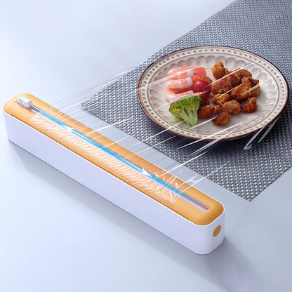 Cling Wrap Cutter - Magnetic Back Design - Two-Way Slider - Plastic Wrap Cutting - Fridge Mounted - Saran V1189-LWWAL-20260325-00014