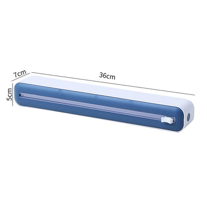 Cling Wrap Cutter - Magnetic Back Design - Two-Way Slider - Plastic Wrap Cutting - Fridge Mounted - Saran V1189-LWWAL-20260325-00014