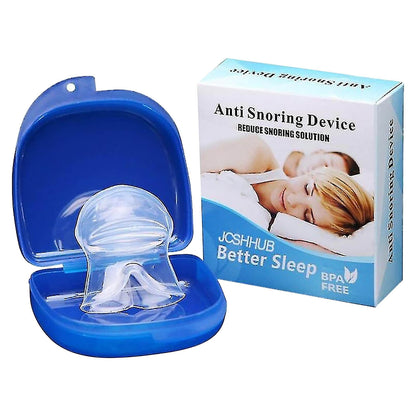 Silicone Anti Snoring Tongue Aid Reduce Snore Sleep Solution Stopper Device One Size Blue V1189-LWWAL-20260325-00019