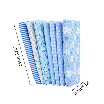 Tdoenbutw clearance Cotton Crafts Fabric Bundle Patchwork Squares Quilting Sewing Patchwork DIY 7PCS 7PC DIY V1189-LWWAL-20260325-00034