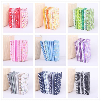Tdoenbutw clearance Cotton Crafts Fabric Bundle Patchwork Squares Quilting Sewing Patchwork DIY 7PCS 7PC DIY V1189-LWWAL-20260325-00034