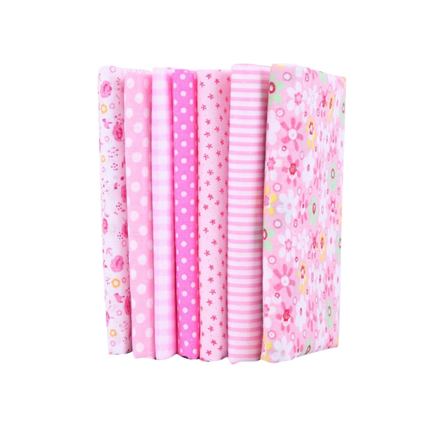 Tdoenbutw clearance Cotton Crafts Fabric Bundle Patchwork Squares Quilting Sewing Patchwork DIY 7PCS 7PC DIY V1189-LWWAL-20260325-00035