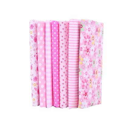 Tdoenbutw clearance Cotton Crafts Fabric Bundle Patchwork Squares Quilting Sewing Patchwork DIY 7PCS 7PC DIY V1189-LWWAL-20260325-00035