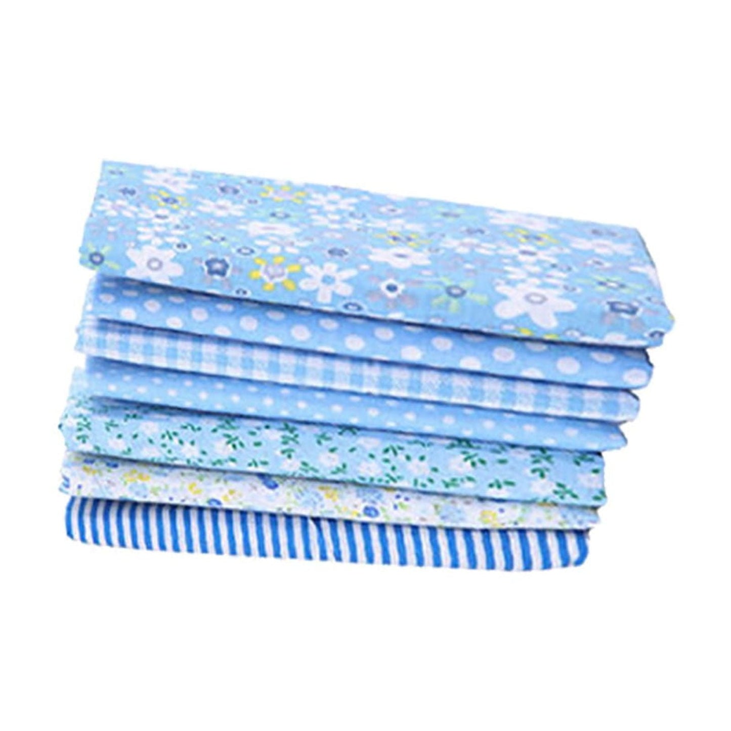 Tdoenbutw clearance Cotton Crafts Fabric Bundle Patchwork Squares Quilting Sewing Patchwork DIY 7PCS 7PC DIY V1189-LWWAL-20260325-00036
