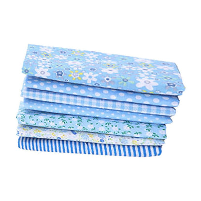 Tdoenbutw clearance Cotton Crafts Fabric Bundle Patchwork Squares Quilting Sewing Patchwork DIY 7PCS 7PC DIY V1189-LWWAL-20260325-00036