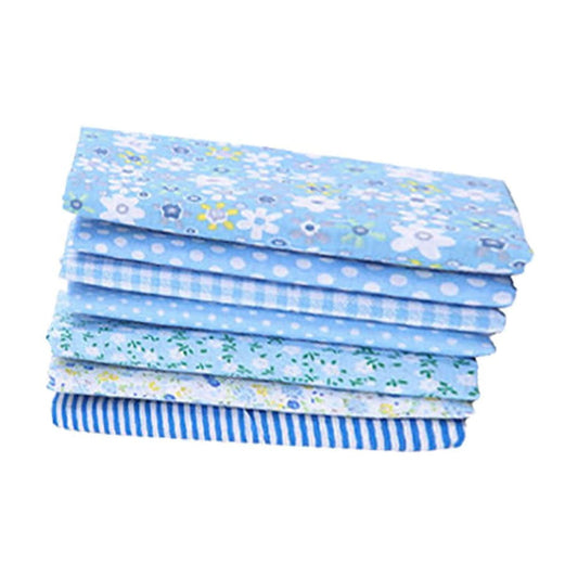 Tdoenbutw clearance Cotton Crafts Fabric Bundle Patchwork Squares Quilting Sewing Patchwork DIY 7PCS 7PC DIY V1189-LWWAL-20260325-00036