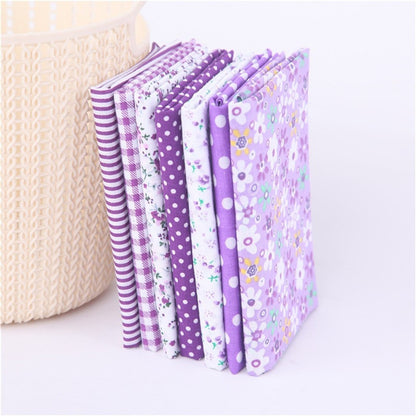 Tdoenbutw clearance Cotton Crafts Fabric Bundle Patchwork Squares Quilting Sewing Patchwork DIY 7PCS 7PC DIY V1189-LWWAL-20260325-00036