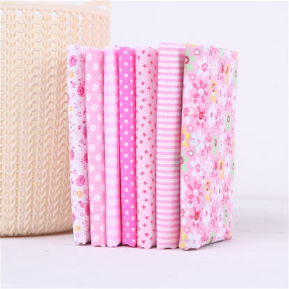 Tdoenbutw clearance Cotton Crafts Fabric Bundle Patchwork Squares Quilting Sewing Patchwork DIY 7PCS 7PC DIY V1189-LWWAL-20260325-00036