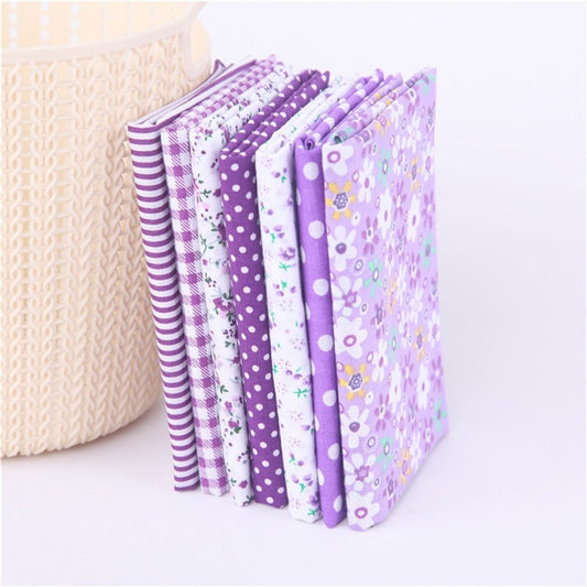 Tdoenbutw clearance Cotton Crafts Fabric Bundle Patchwork Squares Quilting Sewing Patchwork DIY 7PCS 7PC DIY V1189-LWWAL-20260325-00037