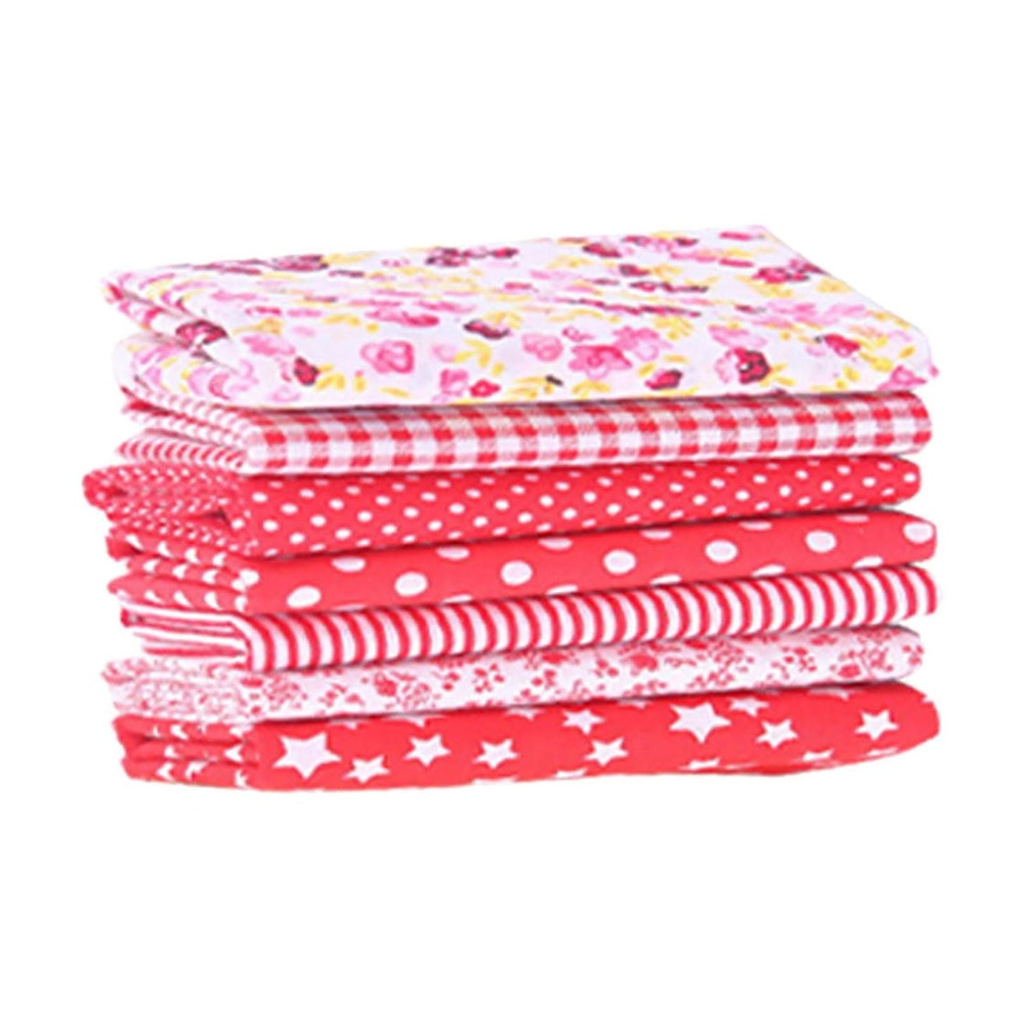 Tdoenbutw clearance Cotton Crafts Fabric Bundle Patchwork Squares Quilting Sewing Patchwork DIY 7PCS 7PC DIY V1189-LWWAL-20260325-00038