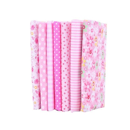 Tdoenbutw clearance Cotton Crafts Fabric Bundle Patchwork Squares Quilting Sewing Patchwork DIY 7PCS 7PC DIY V1189-LWWAL-20260325-00038