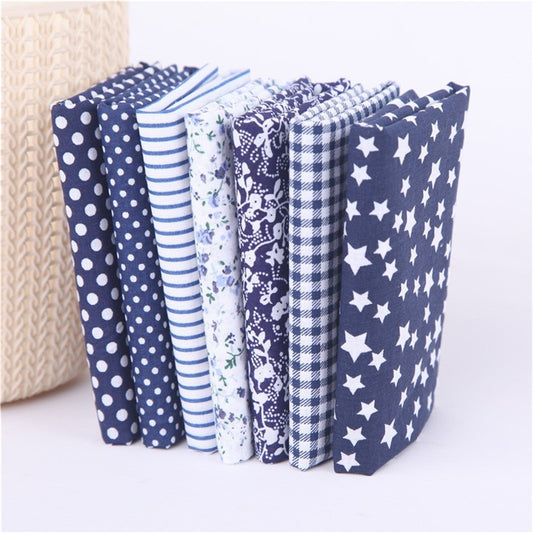 Tdoenbutw clearance Cotton Crafts Fabric Bundle Patchwork Squares Quilting Sewing Patchwork DIY 7PCS 7PC DIY V1189-LWWAL-20260325-00040