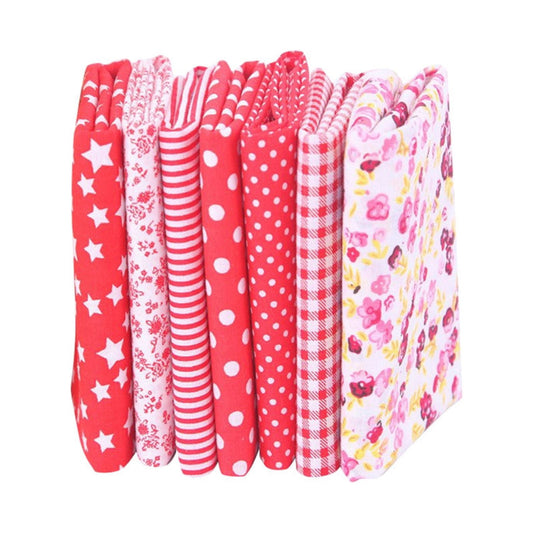 Tdoenbutw clearance Cotton Crafts Fabric Bundle Patchwork Squares Quilting Sewing Patchwork DIY 7PCS 7PC DIY V1189-LWWAL-20260325-00041