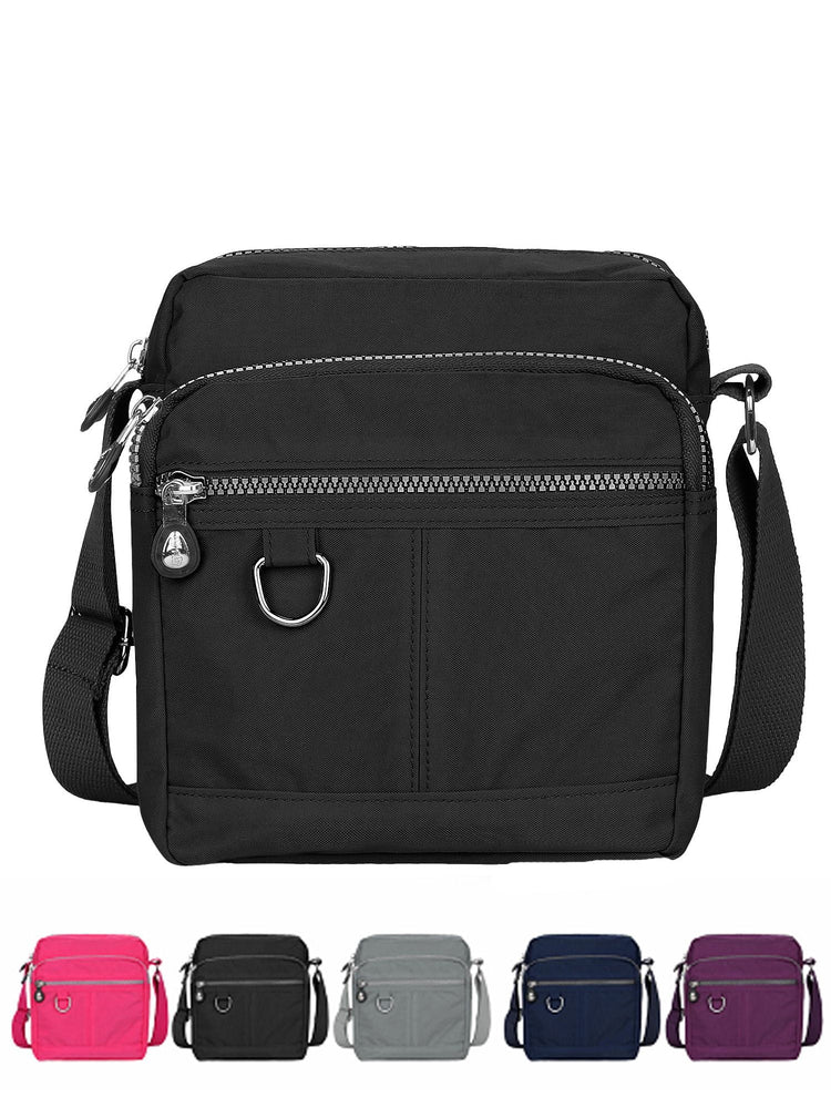 Luxtrada Casual Nylon Purse Handbag Crossbody Bag Waterproof Shoulder Bag with Zipper Pockets for Women V1189-LWWAL-20260325-00060
