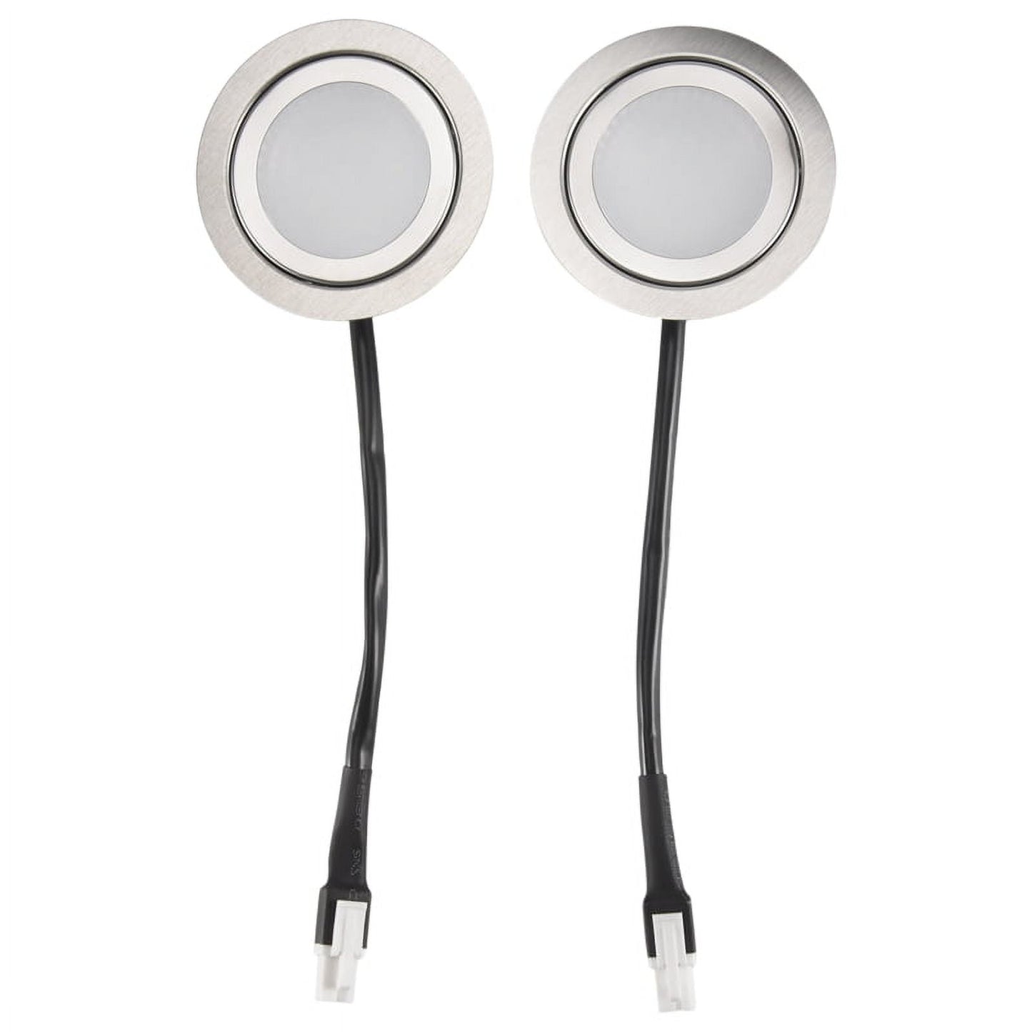 2pcs Range Hood Light Bulbs, Stainless Steel Range Hood LED Light Replacement Recessed Kitchen Range Hood V1189-LWWAL-20260325-00076