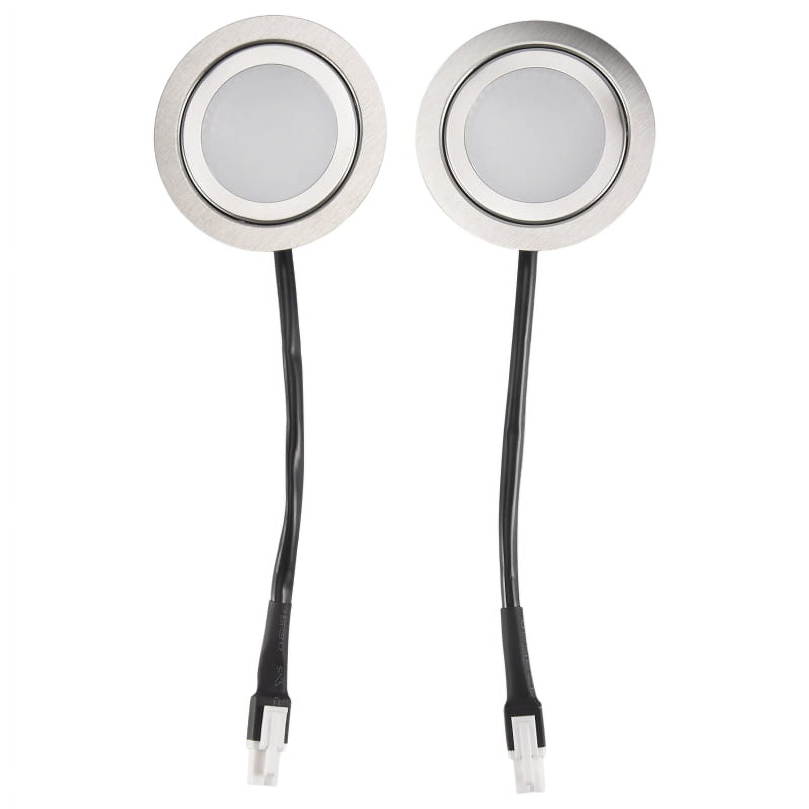 2pcs Range Hood Light Bulbs, Stainless Steel Range Hood LED Light Replacement Recessed Kitchen Range Hood V1189-LWWAL-20260325-00076