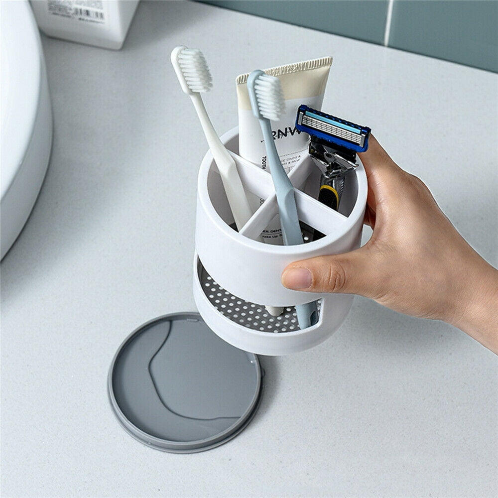 Toothbrush Holders Toothpaste Stand Bathroom Organizer Cup Kitchen Cutlery Rack Vanity Countertop Makeup V1189-LWWAL-20260325-00083
