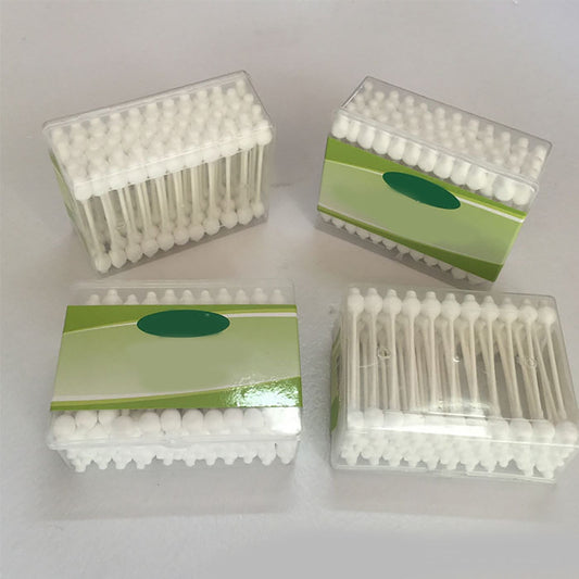 DXOUPM 55ct Baby Cotton Swabs Safety Swabs for Kids or Babies Organic Cotton Gentle Baby Qtips Children V1189-LWWAL-20260325-00084