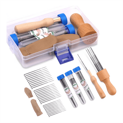 Wool Felting Needle Tools, Wool Felting Tool Kit with 3 Sizes Felting Needles and 1/8 Needle Wooden Handle V1189-LWWAL-20260325-00085