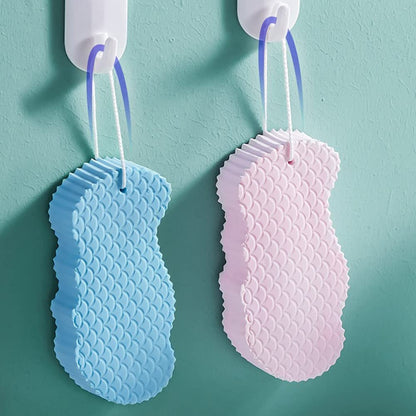2 Pcs Exfoliating Bath Sponge, Soft Spa Scrub Sponges for Shower, Dead Skin Remover for Body for Adult Baby V1189-LWWAL-20260325-00094