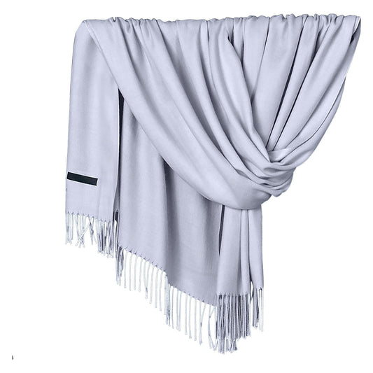Delayuji Pashmina Scarf for Women Scarf for Women Women Pashmina Scarf Soft Solid Plain Shawl Wrap Fashion V1189-LWWAL-20260325-00120