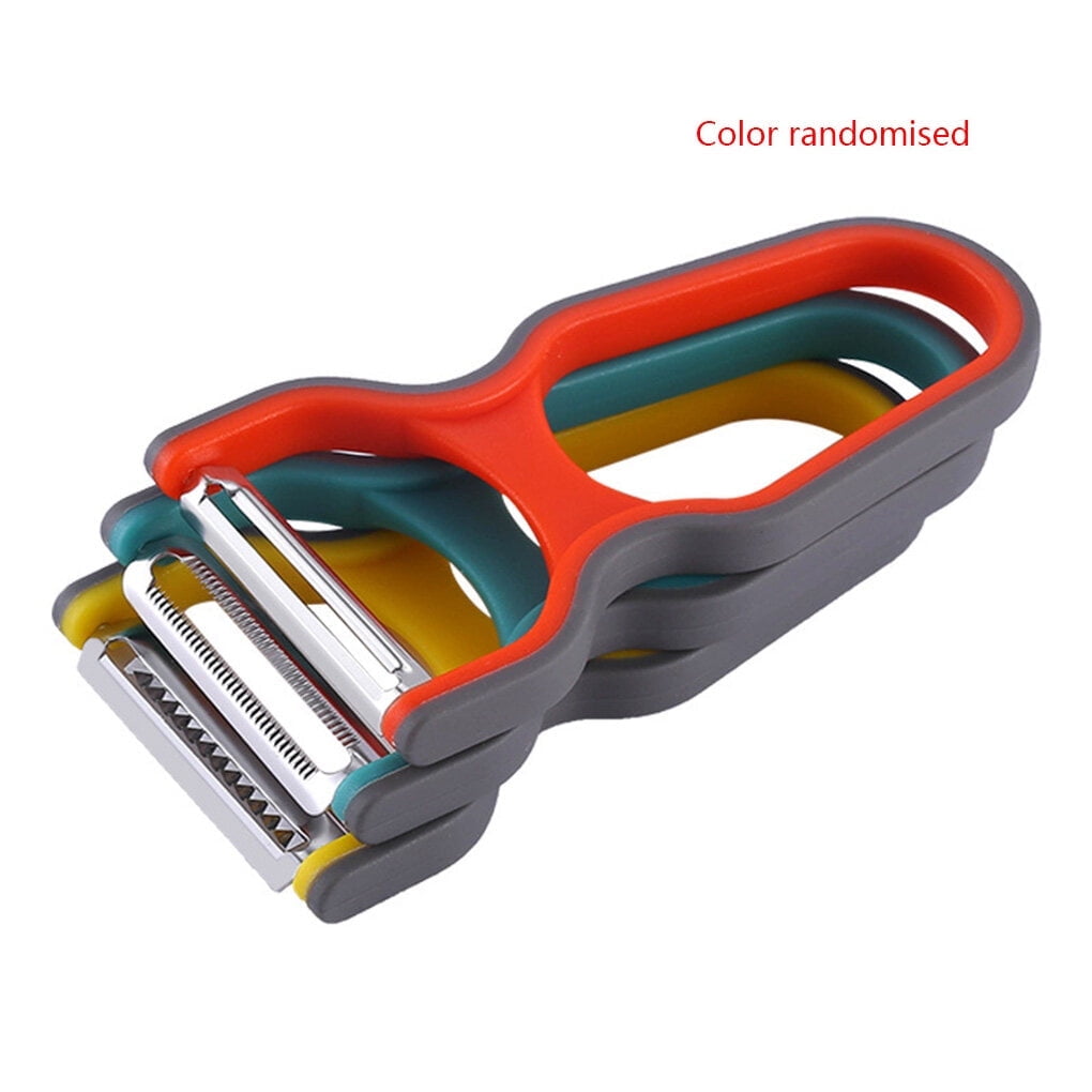 3 Pieces Vegetable Peeler Set For Potato Fruit Non-Slip Home Kitchen Peeling Tool Random Color V1189-LWWAL-20260325-00133