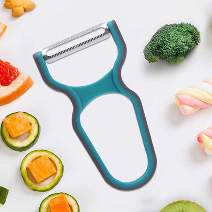 3 Pieces Vegetable Peeler Set For Potato Fruit Non-Slip Home Kitchen Peeling Tool Random Color V1189-LWWAL-20260325-00133