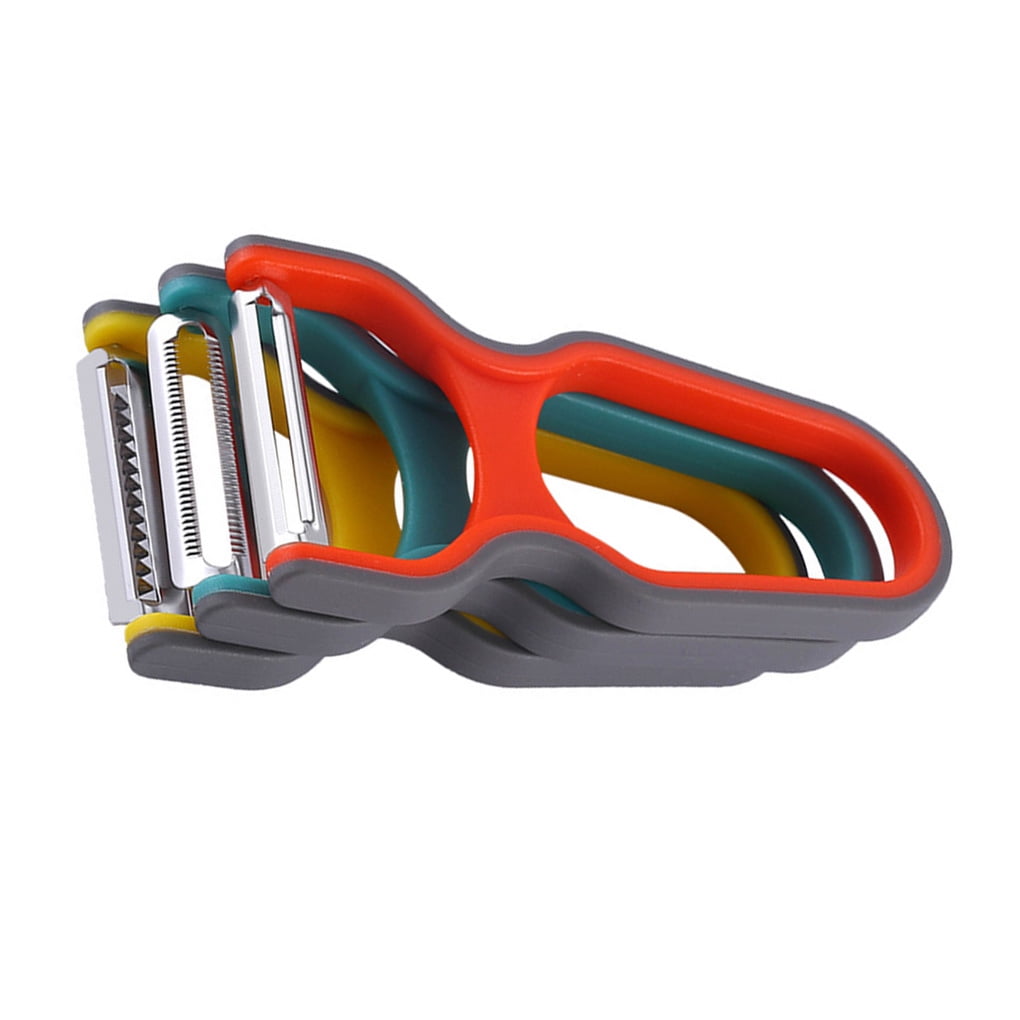 3 Pieces Vegetable Peeler Set For Potato Fruit Non-Slip Home Kitchen Peeling Tool Random Color V1189-LWWAL-20260325-00133