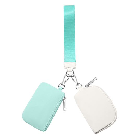 3/2/1PCS Keychain Wallet Mini Zip Around Wristlet Wallets For Women Detachable Dual Pouch Wristlet Portable V1189-LWWAL-20260325-00153