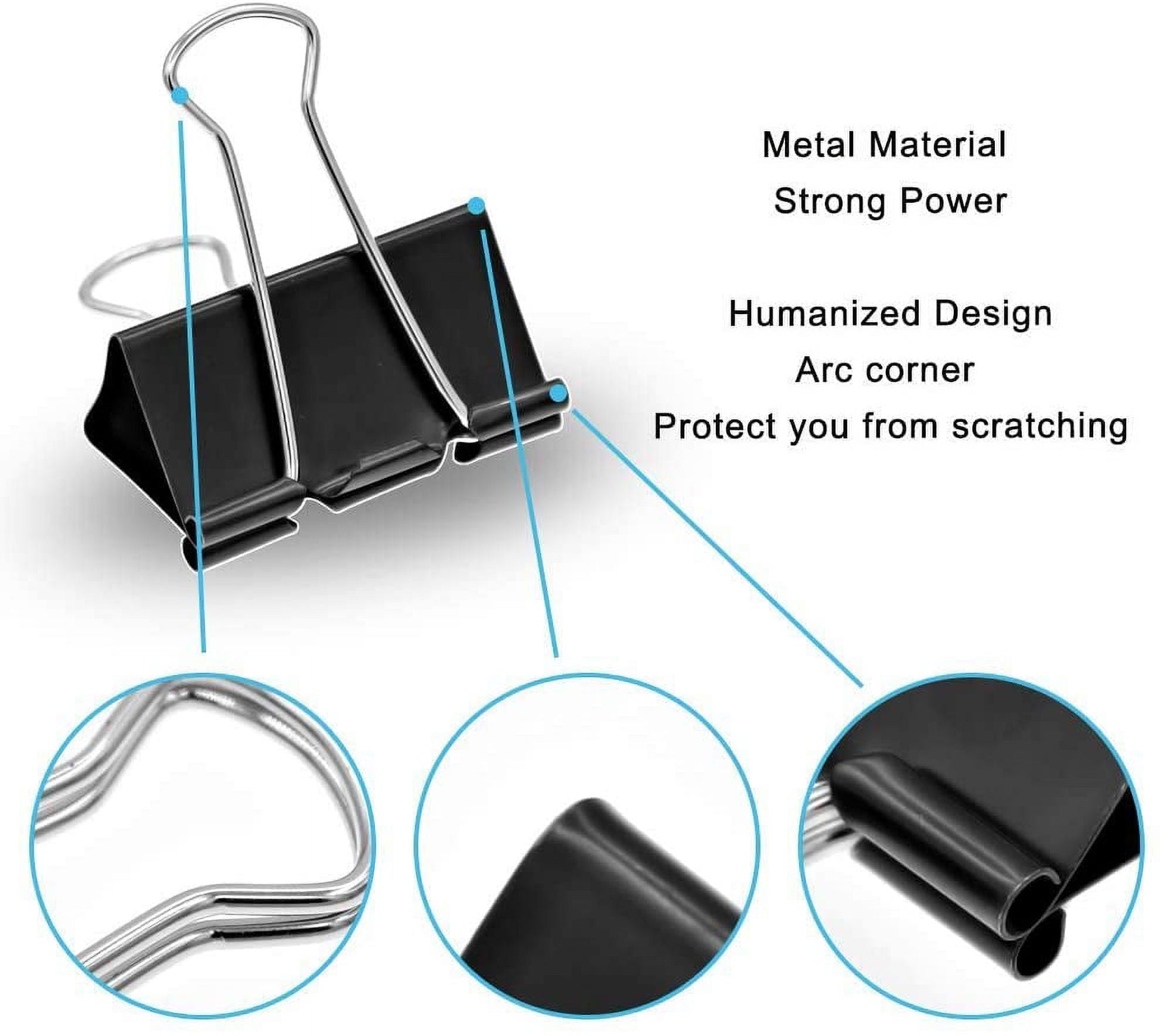 Extra Large Binder Clips Jumbo Binder Clips Big Metal Paper Clamps V1189-LWWAL-20260325-00166