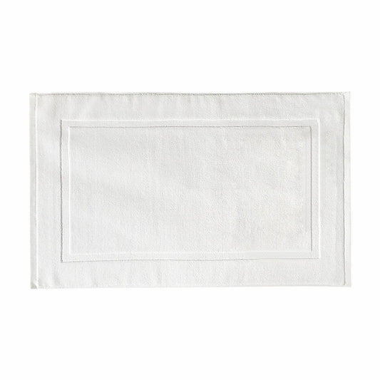 2PCS White Cotton Classic Rug Bath Mats Absorbent Cotton Hotel Spa Shower Bathtub Mats [Not A Bathroom Rug] V1189-LWWAL-20260325-00224
