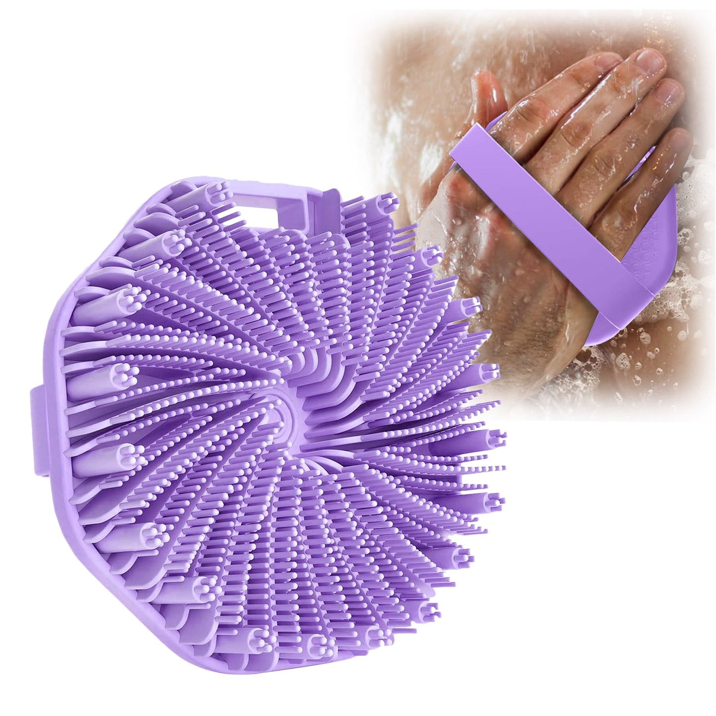 Scrubbies The Sud Bud Silicone Body Scrubber - Exfoliating for Sensitive Skin, Shower Use, Hanging Design, V1189-LWWAL-20260325-00249