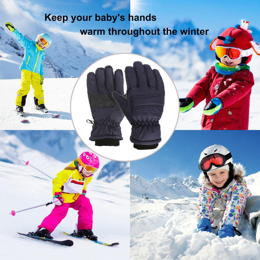 GXWEA Gloves For Kids Toddler Skis Kids Gloves Winter Gloves Thick Gloves Stretchy Warm Gloves Boys Girls V1189-LWWAL-20260325-00289