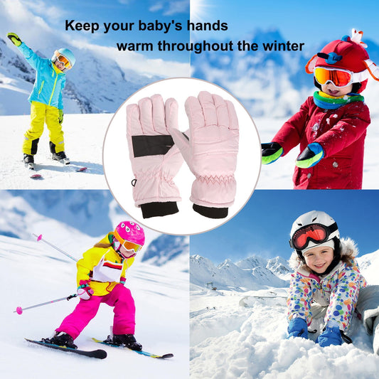 GXWEA Gloves For Kids Toddler Skis Kids Gloves Winter Gloves Thick Gloves Stretchy Warm Gloves Boys Girls V1189-LWWAL-20260325-00290