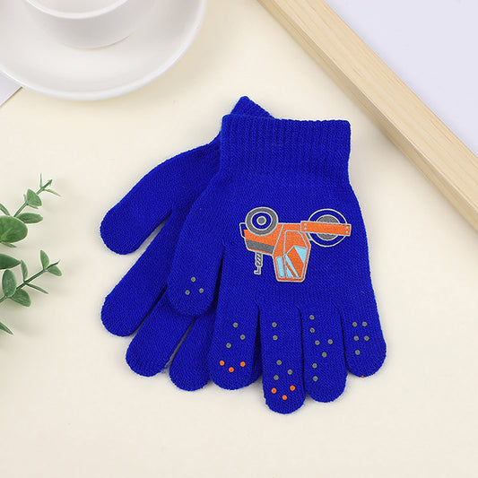 GXWEA Gloves For Kids Toddler Skis Kids Gloves Winter Gloves Thick Gloves Stretchy Warm Gloves Boys Girls V1189-LWWAL-20260325-00306