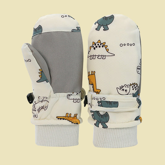 GXWEA Gloves For Kids Toddler Skis Kids Gloves Winter Gloves Thick Gloves Stretchy Warm Gloves Boys Girls V1189-LWWAL-20260325-00319