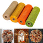 Clearance 4 Rolls Poly Burlap Deco Mesh 10 Inch Wide Decorative Ribbon Wrapping Home Door Wreath Decoration V1189-LWWAL-20260325-00346
