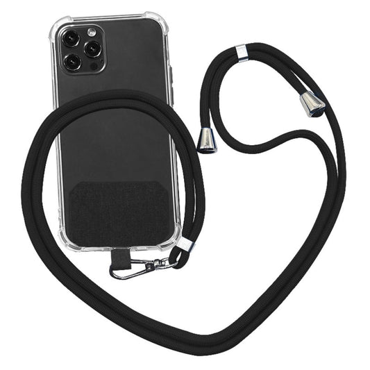 Universal Cell Phone Lanyard,Crossbody Lanyard with Adjustable Nylon Neck Strap for Most Mobile Phone Black V1189-LWWAL-20260325-00349