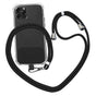 Universal Cell Phone Lanyard,Crossbody Lanyard with Adjustable Nylon Neck Strap for Most Mobile Phone Black V1189-LWWAL-20260325-00349