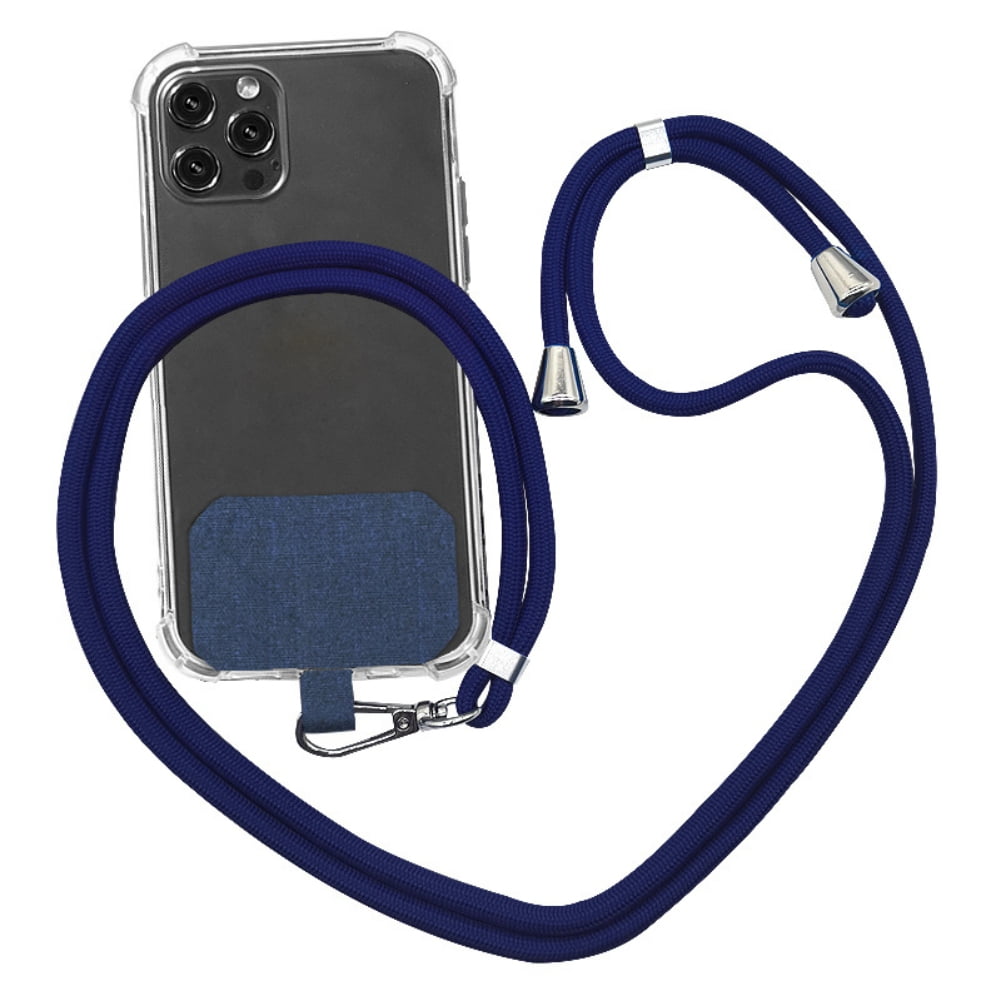 Universal Cell Phone Lanyard,Crossbody Lanyard with Adjustable Nylon Neck Strap for Most Mobile Phone, Black V1189-LWWAL-20260325-00350