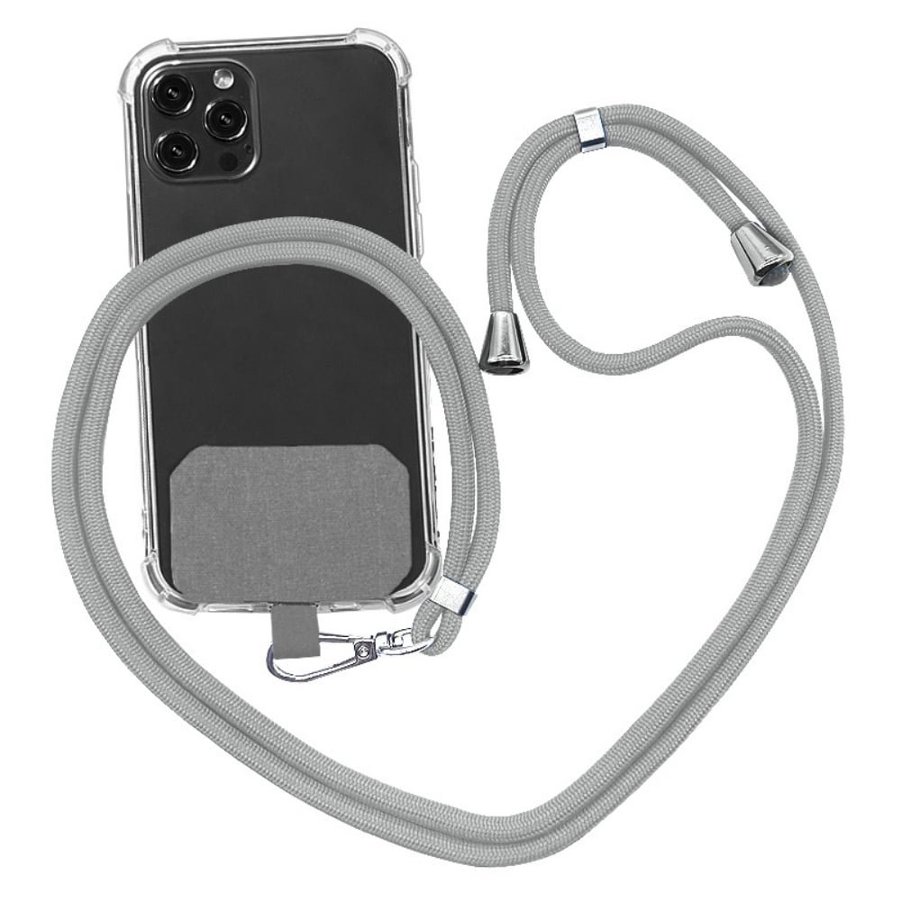 Universal Cell Phone Lanyard,Crossbody Lanyard with Adjustable Nylon Neck Strap for Most Mobile Phone, Black V1189-LWWAL-20260325-00351