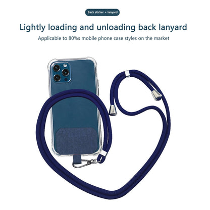 Universal Cell Phone Lanyard,Crossbody Lanyard with Adjustable Nylon Neck Strap for Most Mobile Phone, Black V1189-LWWAL-20260325-00351