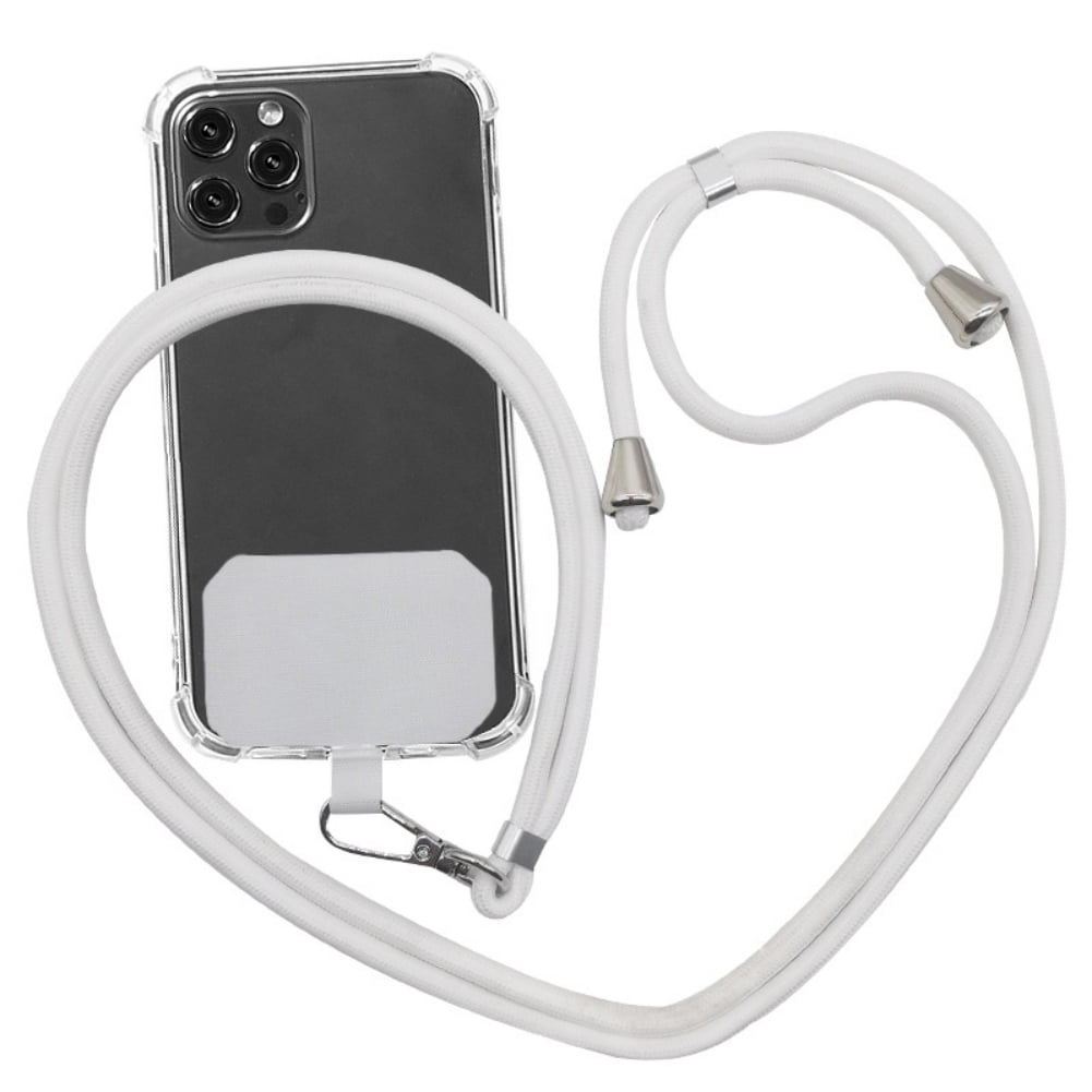 Universal Cell Phone Lanyard,Crossbody Lanyard with Adjustable Nylon Neck Strap for Most Mobile Phone, Black V1189-LWWAL-20260325-00354